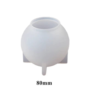Planet Gates Large Sphere Resin Molds,Crystal Ball Silicone Resin Molds for Flowers Preservation,Seamless Orb Epoxy Resin Molds