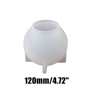 Planet Gates Large Sphere Resin Molds,Crystal Ball Silicone Resin Molds for Flowers Preservation,Seamless Orb Epoxy Resin Molds