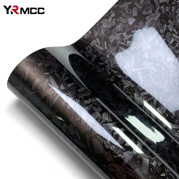 Planet Gates Laser Carbon Silver / 50cmx300cm Carbon Fiber Film Glossy Black Car Body Film Forged Carbon Fiber Vinyl Wrap Film Self Adhesive Decal Sticker for Car Accessories