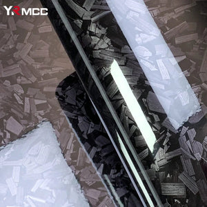 Planet Gates Laser Carbon Silver / 50cmx300cm Carbon Fiber Film Glossy Black Car Body Film Forged Carbon Fiber Vinyl Wrap Film Self Adhesive Decal Sticker for Car Accessories