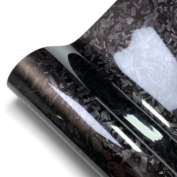 Planet Gates Laser Carbon Silver / 50cmx300cm Carbon Fiber Film Glossy Black Car Body Film Forged Carbon Fiber Vinyl Wrap Film Self Adhesive Decal Sticker for Car Accessories