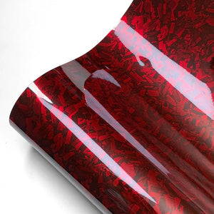 Planet Gates Laser Carbon Silver / 50cmx300cm Carbon Fiber Film Glossy Black Car Body Film Forged Carbon Fiber Vinyl Wrap Film Self Adhesive Decal Sticker for Car Accessories