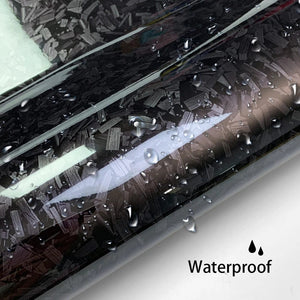 Planet Gates Laser Carbon Silver / 50cmx300cm Carbon Fiber Film Glossy Black Car Body Film Forged Carbon Fiber Vinyl Wrap Film Self Adhesive Decal Sticker for Car Accessories