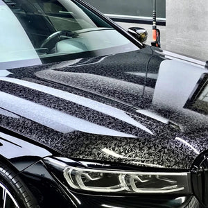 Planet Gates Laser Carbon Silver / 50cmx300cm Carbon Fiber Film Glossy Black Car Body Film Forged Carbon Fiber Vinyl Wrap Film Self Adhesive Decal Sticker for Car Accessories