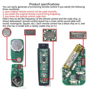Planet Gates latest models 433Mhz 4 Buttons Garage Gate Door Opener Duplicator Copy Remote Controller 433.92MHZ Remote Control Clone Cloning Code Car