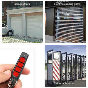 Planet Gates latest models 433Mhz 4 Buttons Garage Gate Door Opener Duplicator Copy Remote Controller 433.92MHZ Remote Control Clone Cloning Code Car