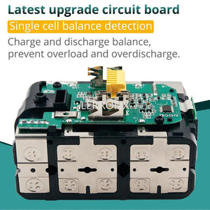 Planet Gates Latest Upgraded BL1860 Rechargeable Battery 18 V 6000mAh Lithium for Makita 18V Battery BL1840 BL1850 BL1830 BL1860B LXT 400