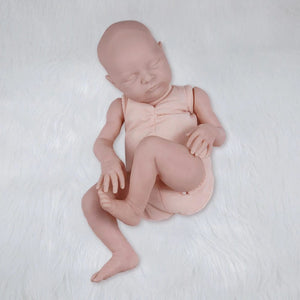 Planet Gates Laura 21 inches 53cm Blank Reborn Kit Vinyl Unpainted Unfinished Blank Reborn Doll Parts DIY Blank Kits DIY Blank Reborn Kit