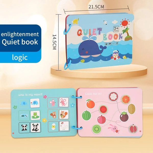 Planet Gates Lavender Kids Sticker Quiet Busy Book Baby Montessori Material Toys Board Matching Puzzels Games Early Educational Toys For Toddler ﻿