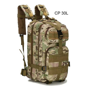 Planet Gates Lawaia Tactical Backpacks 30L/50L Outdoor Rucksacks Camping Hiking Trekking Fishing Hunting Bag with Bottle Holder