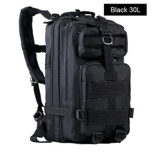 Planet Gates Lawaia Tactical Backpacks 30L/50L Outdoor Rucksacks Camping Hiking Trekking Fishing Hunting Bag with Bottle Holder