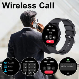 Planet Gates LAXASFIT Smart Watch Full Touch Screen Sports Fitness Tracker IP68 Waterproof Bluetooth Smart Watch Men Women Smart Watch 2024