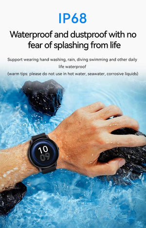 Planet Gates LAXASFIT Smart Watch Full Touch Screen Sports Fitness Tracker IP68 Waterproof Bluetooth Smart Watch Men Women Smart Watch 2024