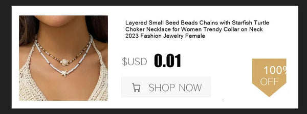 Planet Gates Layered Small Seed Beads Chains with Starfish Turtle Choker Necklace for Women Trendy Collar on Neck 2023 Fashion Jewelry Female