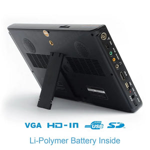 Planet Gates LEADSTAR 10 inch HD Portable TV DVB-T2 ATSC ISDB-T tdt Digital and Analog mini small Car Television Support USB SD MP4 H.265 AC3