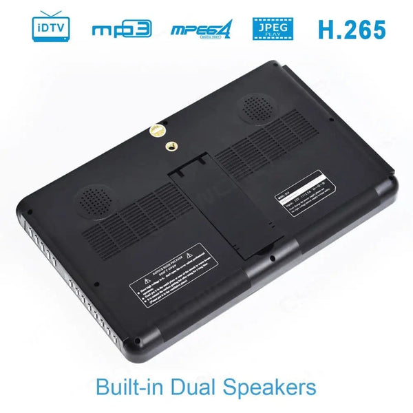 Planet Gates LEADSTAR 10 inch HD Portable TV DVB-T2 ATSC ISDB-T tdt Digital and Analog mini small Car Television Support USB SD MP4 H.265 AC3