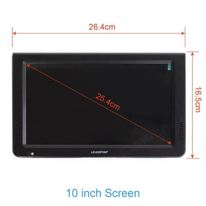 Planet Gates LEADSTAR 10 inch HD Portable TV DVB-T2 ATSC ISDB-T tdt Digital and Analog mini small Car Television Support USB SD MP4 H.265 AC3