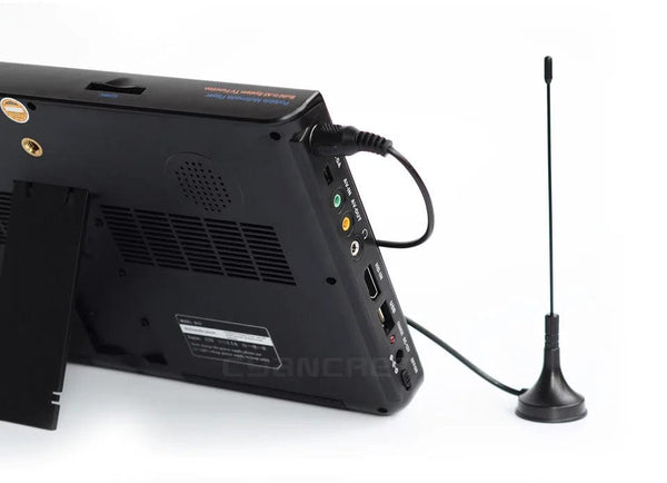 Planet Gates LEADSTAR 10 inch HD Portable TV DVB-T2 ATSC ISDB-T tdt Digital and Analog mini small Car Television Support USB SD MP4 H.265 AC3