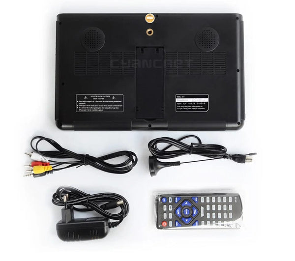 Planet Gates LEADSTAR 10 inch HD Portable TV DVB-T2 ATSC ISDB-T tdt Digital and Analog mini small Car Television Support USB SD MP4 H.265 AC3