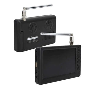 Planet Gates LEADSTAR D5 Rechargeable 5 Inch ISDB T DVB T2 ATSC Portable Mini Digital Tv With Full Segment Decoder Battery Pocket Tv Isdbt D5