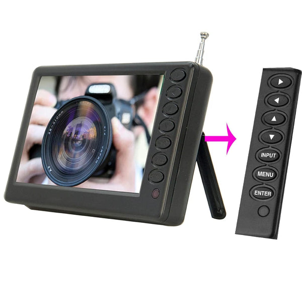 Planet Gates LEADSTAR D5 Rechargeable 5 Inch ISDB T DVB T2 ATSC Portable Mini Digital Tv With Full Segment Decoder Battery Pocket Tv Isdbt D5