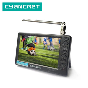 Planet Gates LEADSTAR Pocket TV D5 5 Inch DVB-T2 ATSC ISDB-T TDT Digital and Analog Mini Small Car Television Portable TV Support USB TF AC3