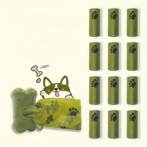 Planet Gates Leak-Proof Dog Poop Bags, Dog Waste Bags for Pet, Outdoor Supplies, Biodegradable Environment, Environmentally Friendly