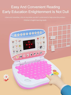 Planet Gates Learning Machine Laptop Computer Child Electronic Preschool Language Education Toys Gift Toddler Kid Developing Cognitive Skills