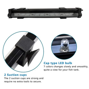 Planet Gates LED Air Bubble Light Aquarium Lamp Underwater Submersible Fish Tank Light Color Changing Making Oxygen for Fish Tank