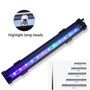 Planet Gates LED Air Bubble Light Aquarium Lamp Underwater Submersible Fish Tank Light Color Changing Making Oxygen for Fish Tank