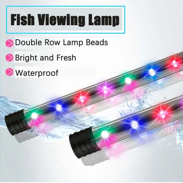 Planet Gates LED Aquarium Decoration Light Fish Tank Lighting Hanging Kit Aquatic Plant Light Waterproof Clip on Lamp 220-240V