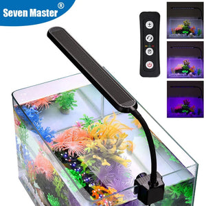 Planet Gates LED Aquarium Light For Aquatic Plant Flexible Head Aluminum Alloy 6w 10w 14w Ultra thin Fish Tank Lamp 100~240V
