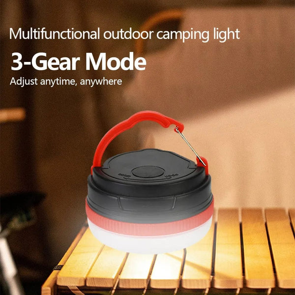 Planet Gates LED Camping Light 3 Lighting Modes Hanging Camp Lamp Emergency Light with Magnet for Outdoor Work Tent Hiking