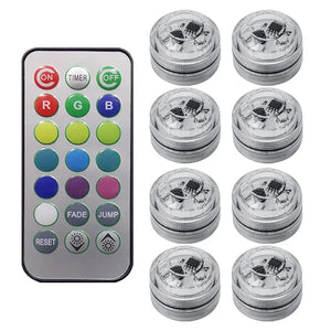 Planet Gates LED Car Interior Ambient Light Remote Control Decoration Auto Roof Foot Atmosphere Lamp Bicycle Tail Light  Wireless Adhesive