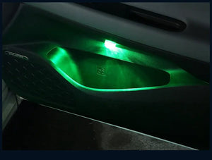 Planet Gates LED Car Interior Ambient Light Remote Control Decoration Auto Roof Foot Atmosphere Lamp Bicycle Tail Light  Wireless Adhesive