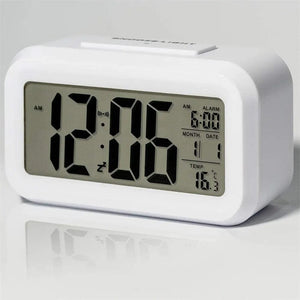 Planet Gates LED Digital Alarm Clock Backlight Snooze Data Time Calendar Desktop Multifunction Electronic Backlight Table Clock