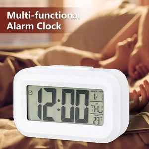 Planet Gates LED Digital Alarm Clock Backlight Snooze Data Time Calendar Desktop Multifunction Electronic Backlight Table Clock