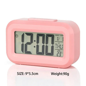 Planet Gates LED Digital Alarm Clock Backlight Snooze Data Time Calendar Desktop Multifunction Electronic Backlight Table Clock