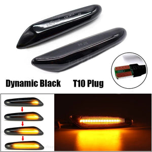 Planet Gates LED Dynamic Side Marker Mirror Indicator Lamp Flowing Water Turn Signal Light For BMW E90 E91 E92 E93 E60 E87 E82 E61 E46 X1 X3