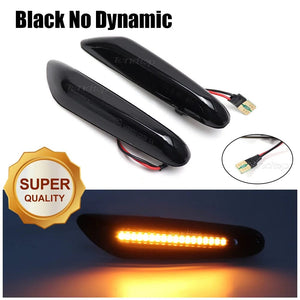 Planet Gates LED Dynamic Side Marker Mirror Indicator Lamp Flowing Water Turn Signal Light For BMW E90 E91 E92 E93 E60 E87 E82 E61 E46 X1 X3