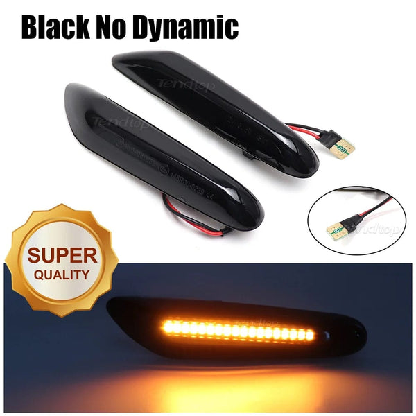 Planet Gates LED Dynamic Side Marker Mirror Indicator Lamp Flowing Water Turn Signal Light For BMW E90 E91 E92 E93 E60 E87 E82 E61 E46 X1 X3