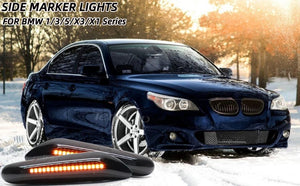 Planet Gates LED Dynamic Side Marker Mirror Indicator Lamp Flowing Water Turn Signal Light For BMW E90 E91 E92 E93 E60 E87 E82 E61 E46 X1 X3