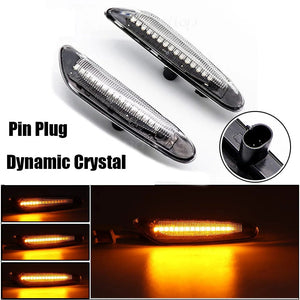 Planet Gates LED Dynamic Side Marker Mirror Indicator Lamp Flowing Water Turn Signal Light For BMW E90 E91 E92 E93 E60 E87 E82 E61 E46 X1 X3