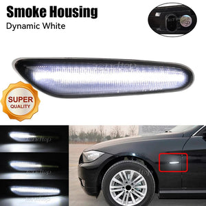 Planet Gates LED Dynamic Side Marker Mirror Indicator Lamp Flowing Water Turn Signal Light For BMW E90 E91 E92 E93 E60 E87 E82 E61 E46 X1 X3