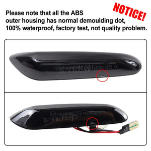 Planet Gates LED Dynamic Side Marker Mirror Indicator Lamp Flowing Water Turn Signal Light For BMW E90 E91 E92 E93 E60 E87 E82 E61 E46 X1 X3