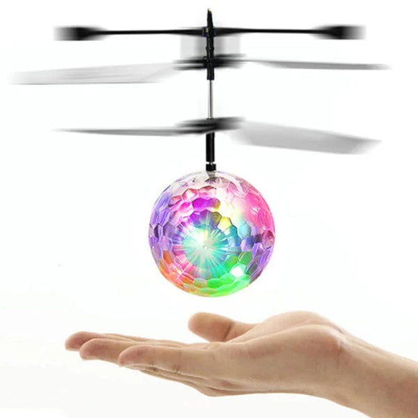 Planet Gates LED Flying Ball Infrared Induction Aircraft Gesture Control Toys Luminous Flight Balls Electronic Colorful Light Mini Helicopter