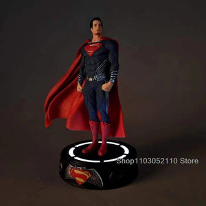 Planet Gates LED Justice League Batman Wonder Women Superman Figure Model Toy Superheroes Figure Collectible toys Birthday Gifts 20cm