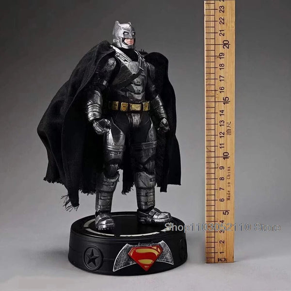 Planet Gates LED Justice League Batman Wonder Women Superman Figure Model Toy Superheroes Figure Collectible toys Birthday Gifts 20cm