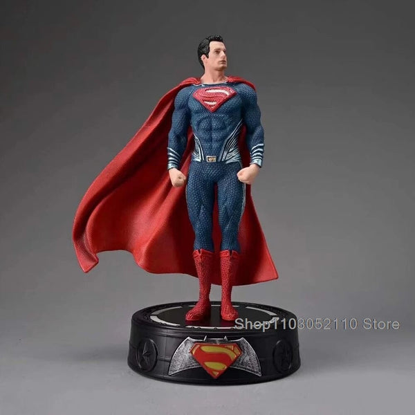 Planet Gates LED Justice League Batman Wonder Women Superman Figure Model Toy Superheroes Figure Collectible toys Birthday Gifts 20cm
