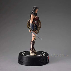 Planet Gates LED Justice League Batman Wonder Women Superman Figure Model Toy Superheroes Figure Collectible toys Birthday Gifts 20cm